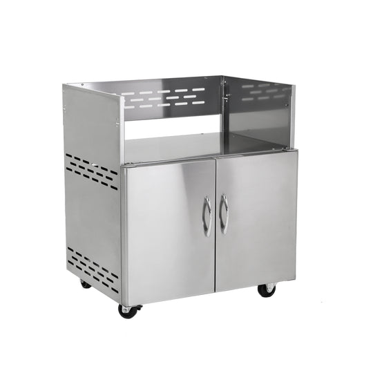 Classic Stainless Steel  32″ BBQ Cart