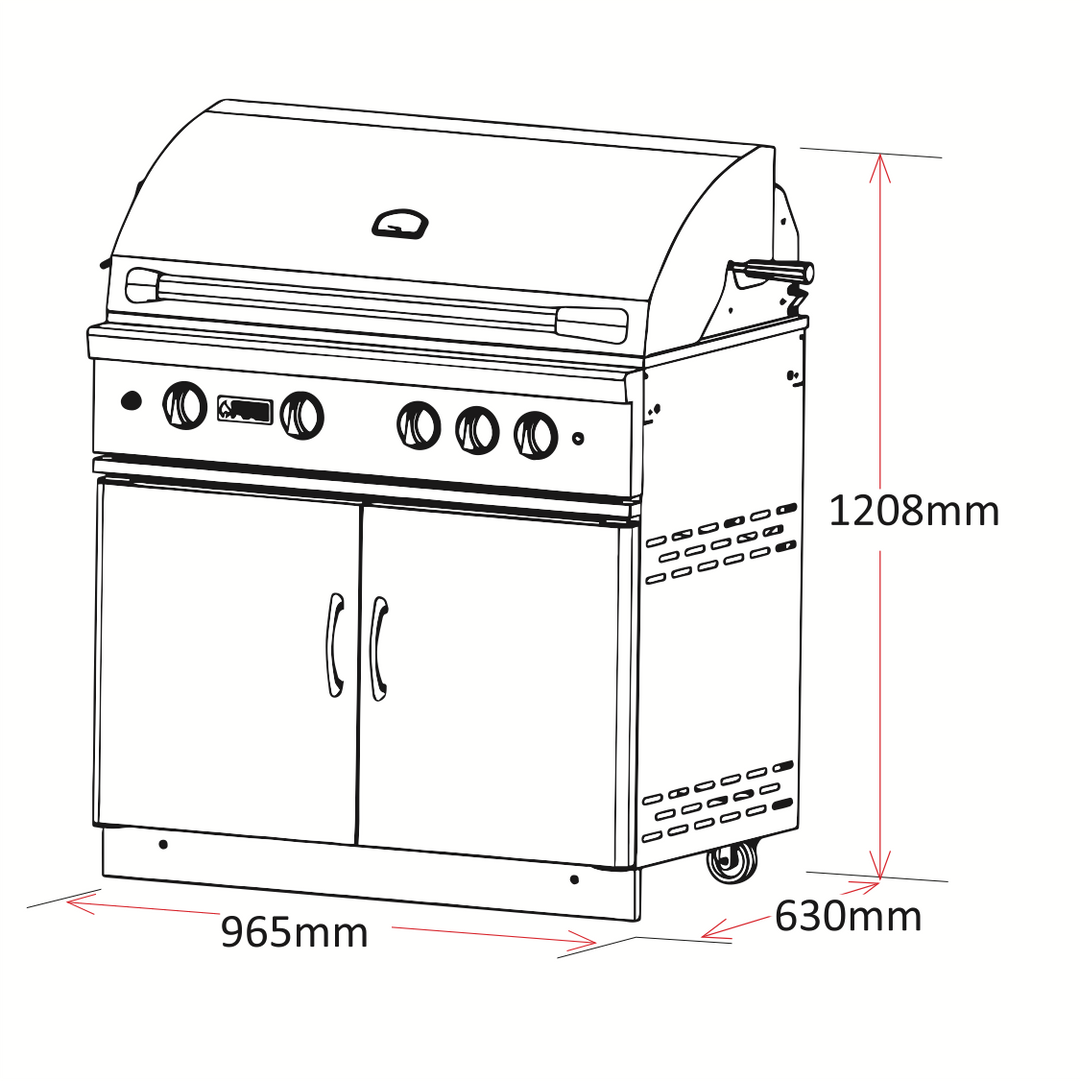 Classic - 38″ Gas BBQ