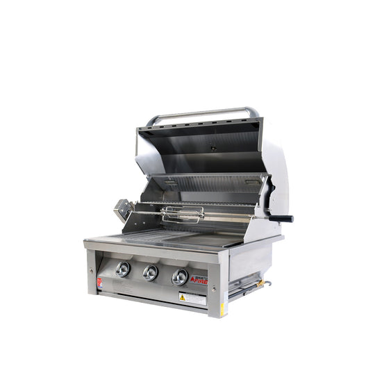 Deluxe 30" Gas BBQ Head Unit | For In-Build