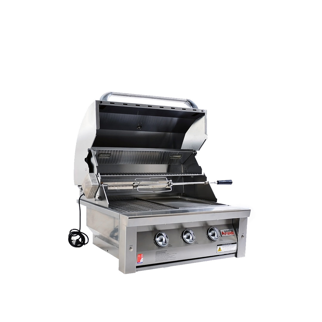 Deluxe 30" Gas BBQ Head Unit | For In-Build