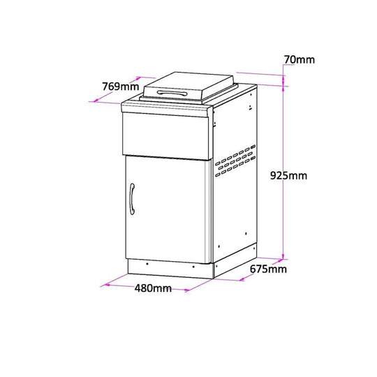 Single Side Burner Module | Deluxe Series