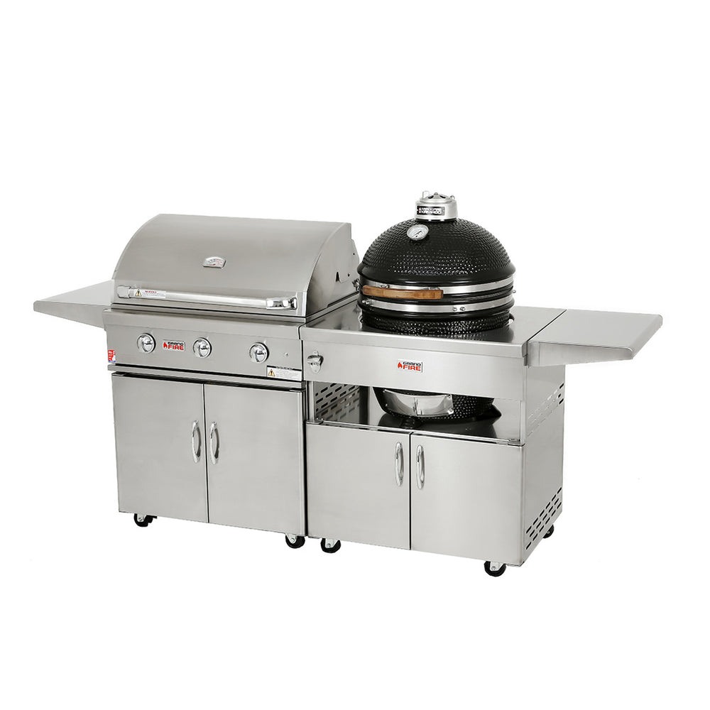 Silverline 32”  + Kamado Combo