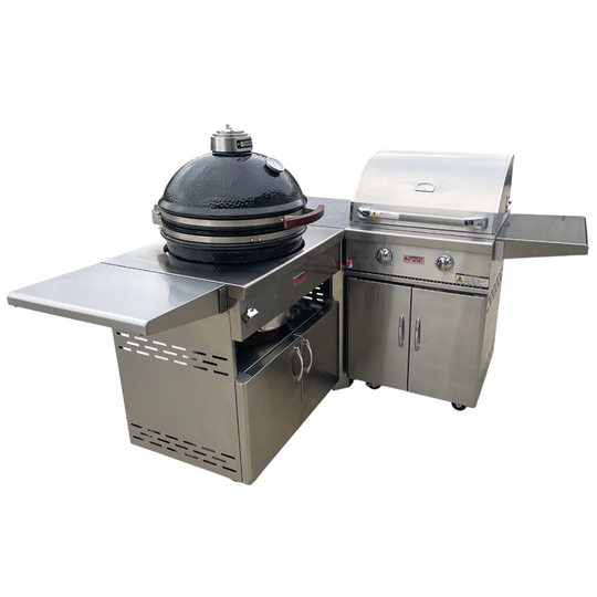 Kamado + Classic 26” Corner Combo