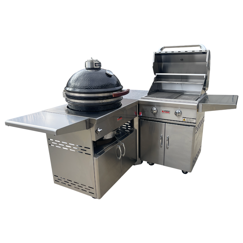 Kamado + Classic 26” Corner Combo