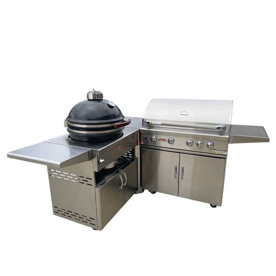 Kamado + Classic 38” Corner Combo