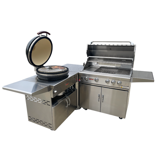 Kamado + Classic 38” Corner Combo