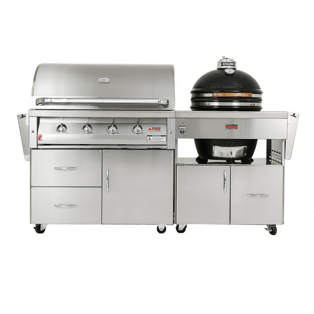 Deluxe 42”  + Kamado Combo