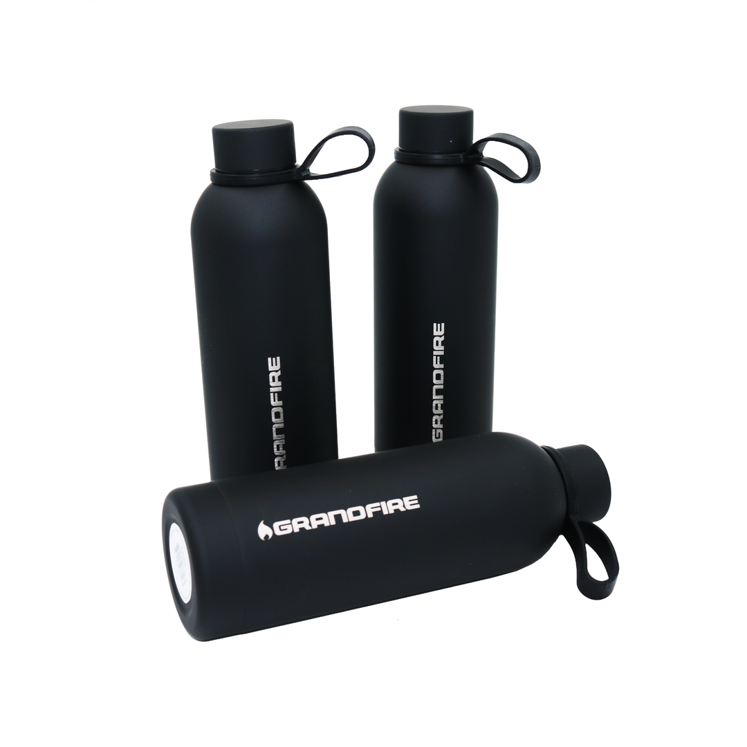 500ml Stainless Steel Insulated Bottle – Matte Black