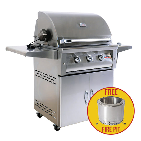 Deluxe 30 Gas BBQ + FREE Fire Pit