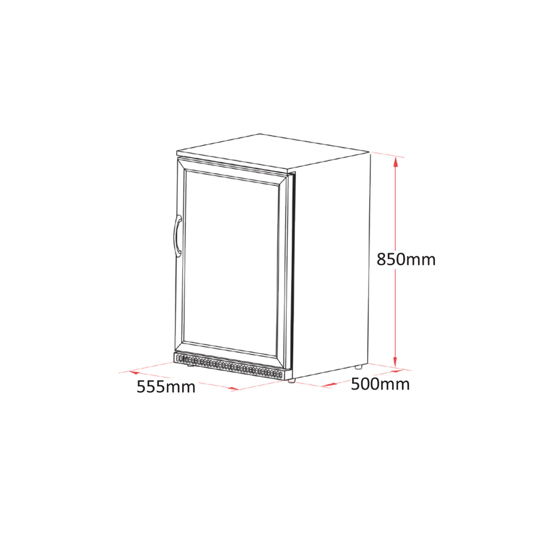 Single Door Alfresco Fridge