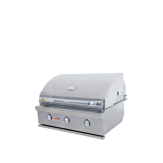 Silverline 32" Gas BBQ Head Unit | For In-Build