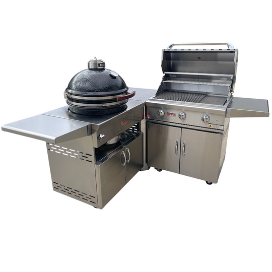 Kamado + Classic 32” Corner Combo