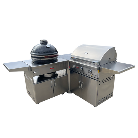 Kamado + Classic 32” Corner Combo